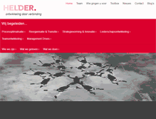 Tablet Screenshot of helder-ontwikkeling.nl